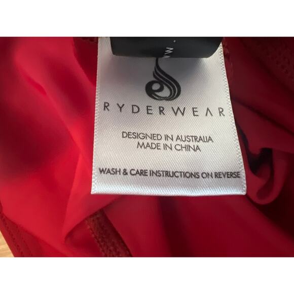 RYDERWEAR STRIDE HIGH WAISTED LEGGINGS - RED Size Small - Picture 10 of 10
